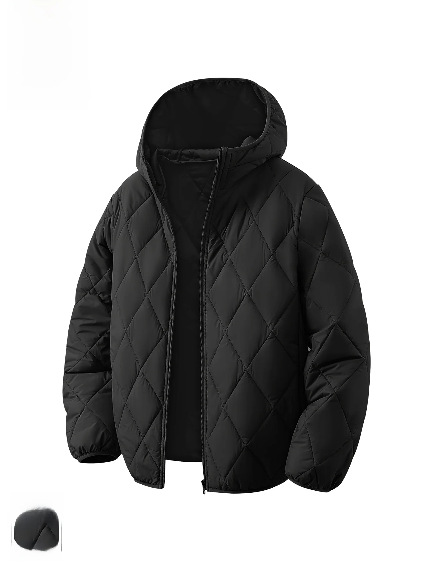 Thiened Hooded Cotton Jaet Men's Winter Warm Lightweight Anti-cold Clothes Large Mouth Monkey Youth Faion
Thiened Hooded Cotton Jaet Men's Winter Warm Lightweight Anti-cold Clothes Large Mouth Monkey Youth Faion