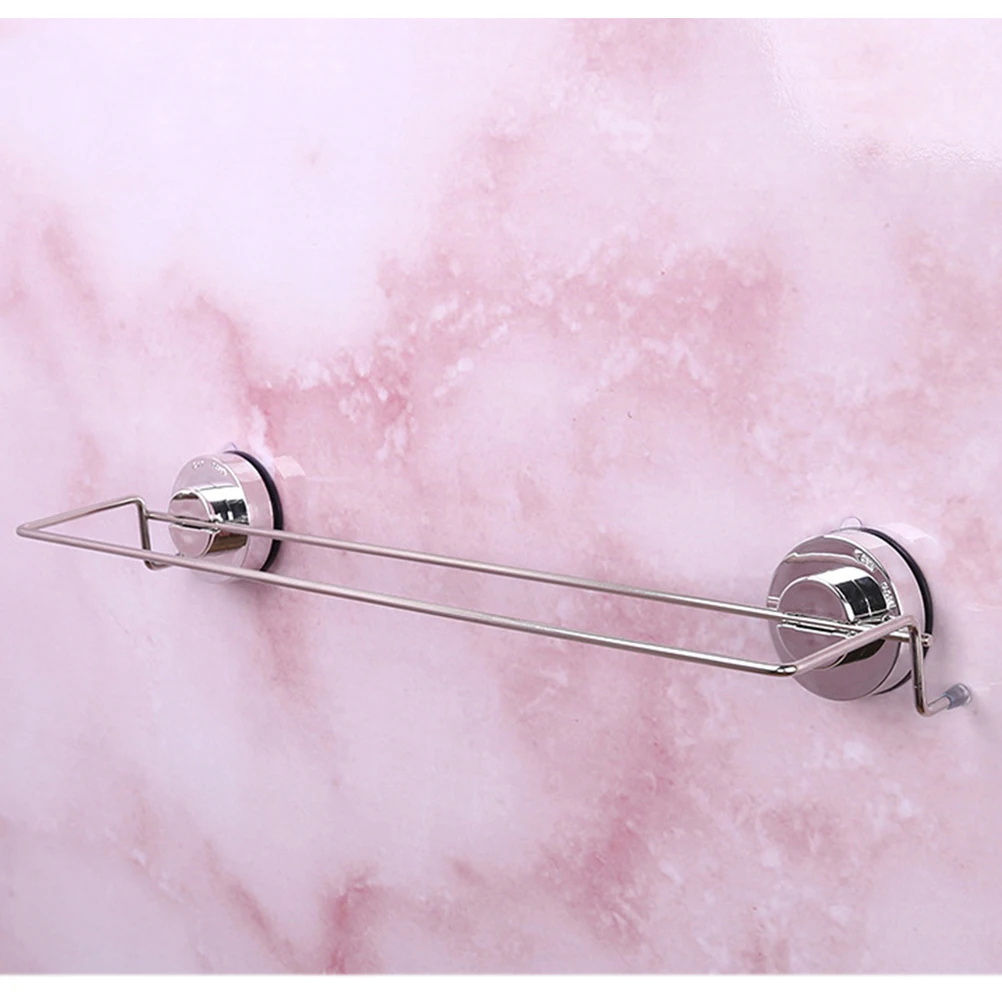 Nail free Double Rod Towel Rack Strong Adsorption Wall Mounted Bathroom Accessories Traceless Sucker Pole Hanger Storage Racks
Nail free Double Rod Towel Rack Strong Adsorption Wall Mounted Bathroom Accessories Traceless Sucker Pole Hanger Storage Racks