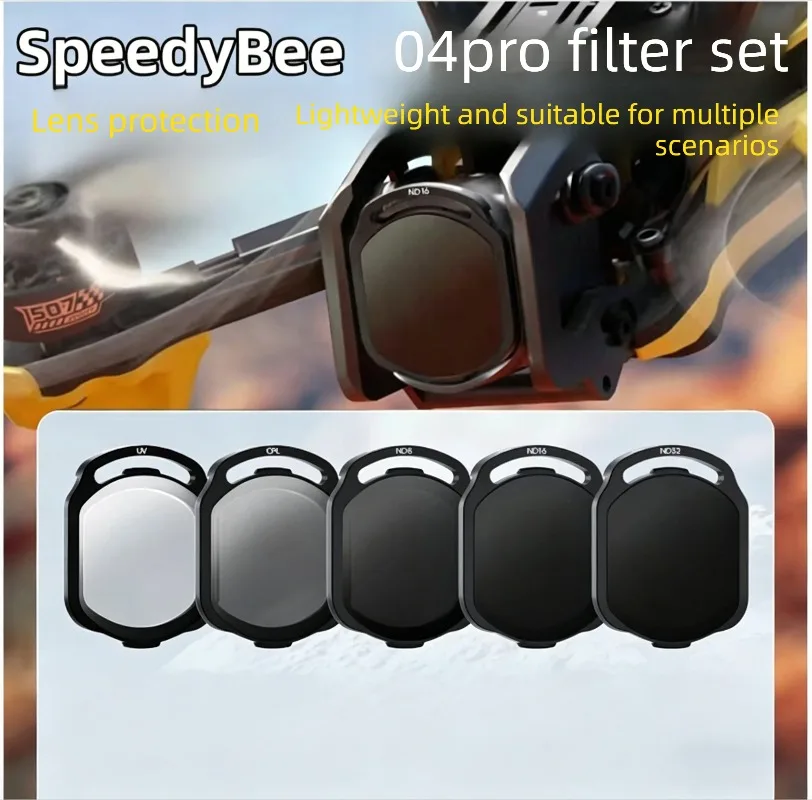Compatible with DJI O4 Pro — Filters (UV/CPL/ND8/16/32) with No Vignetting — FPV Drone Lens Protection
Compatible with DJI O4 Pro — Filters (UV/CPL/ND8/16/32) with No Vignetting — FPV Drone Lens Protection