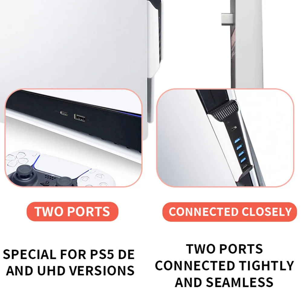 USB 3.0 4 Port Hub with Type-C Docking Station for Laptop Desktop High Speed Data Sync Splitter Expansion Adapter Reliable
USB 3.0 4 Port Hub with Type-C Docking Station for Laptop Desktop High Speed Data Sync Splitter Expansion Adapter Reliable