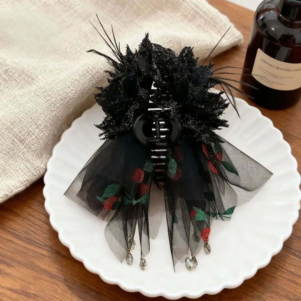 Элегантные заколки для волос с сеткой и цветами пиона, с кристаллами и узором вишни, сетчатые заколки-крабики с кисточками из органзы и пайеток, пушистые заколки-крокодилы для женщин
Элегантные заколки для волос с сеткой и цветами пиона, с кристаллами и узором вишни, сетчатые заколки-крабики с кисточками из органзы и пайеток, пушистые заколки-крокодилы для женщин