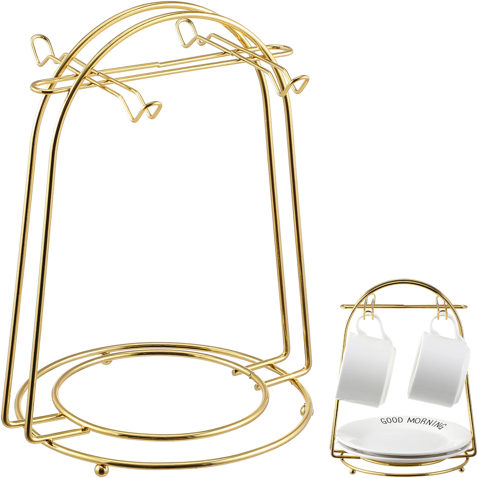 Display Shelves Cup Holder Coffee Cups Tea Stand The Dish Golden Iron Wire Racks
Display Shelves Cup Holder Coffee Cups Tea Stand The Dish Golden Iron Wire Racks