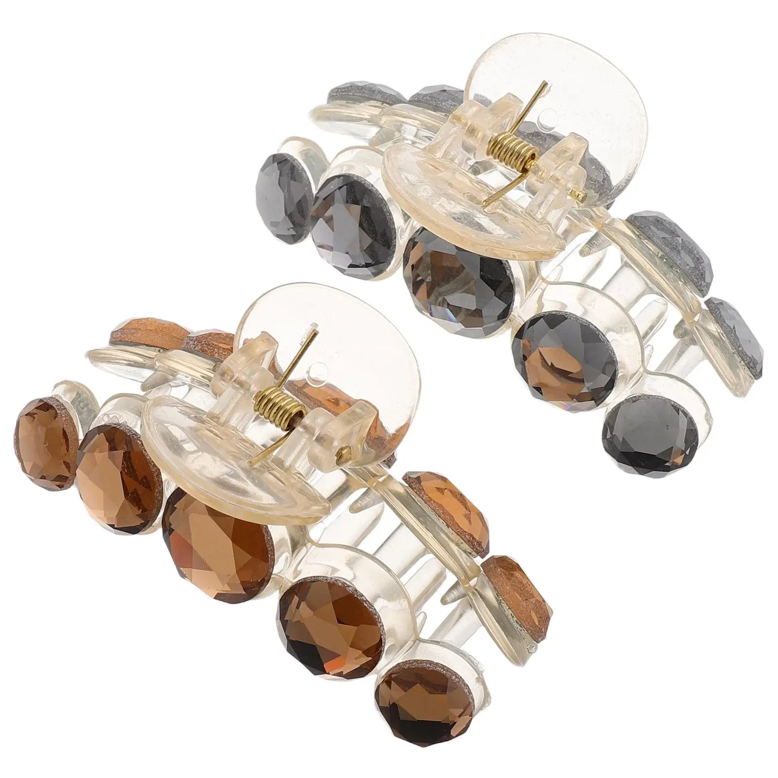 2Pcs Crystal Hair Clips Blue Brown Medium Rhinestone Barrettes Shiny Hairpins Fashion Accessories Comfortable Wear Multiscene
2Pcs Crystal Hair Clips Blue Brown Medium Rhinestone Barrettes Shiny Hairpins Fashion Accessories Comfortable Wear Multiscene