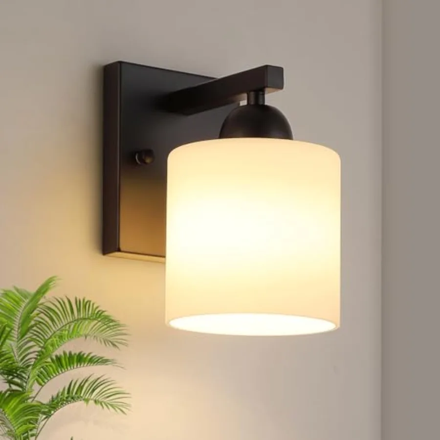 Milk Glass Wall Sconces, Pack Hardwired Indoor Wall Fixtures for Living Room, Hallway, Bedroom, Ceramic E26 Sockets Bulbs Not I
Milk Glass Wall Sconces, Pack Hardwired Indoor Wall Fixtures for Living Room, Hallway, Bedroom, Ceramic E26 Sockets Bulbs Not I