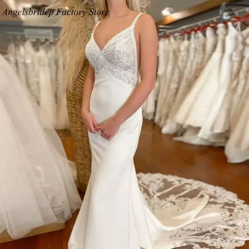 Angelsbridep Vintage Mermaid Wedding Dress 2022 White Chiffon Backless Sleeveless Vestidos De Novia Robe De Mariée Custom Made
Angelsbridep Vintage Mermaid Wedding Dress 2022 White Chiffon Backless Sleeveless Vestidos De Novia Robe De Mariée Custom Made