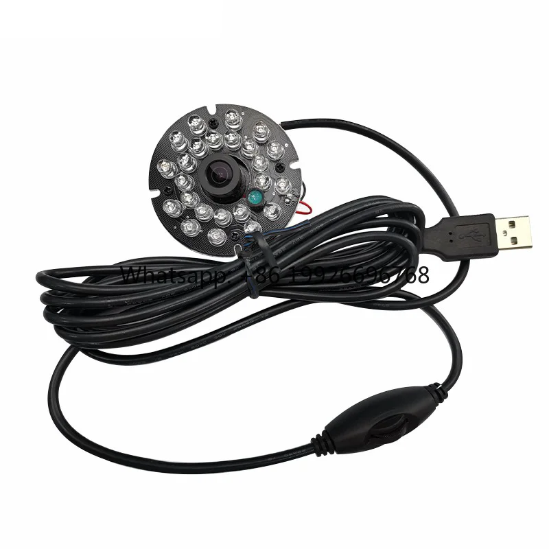 Night Vision HD 1MP AR0130 CMOS Sensor USB UVC Camera Module IR LED IR Filter 650nm 850nm 940nm for Security
Night Vision HD 1MP AR0130 CMOS Sensor USB UVC Camera Module IR LED IR Filter 650nm 850nm 940nm for Security