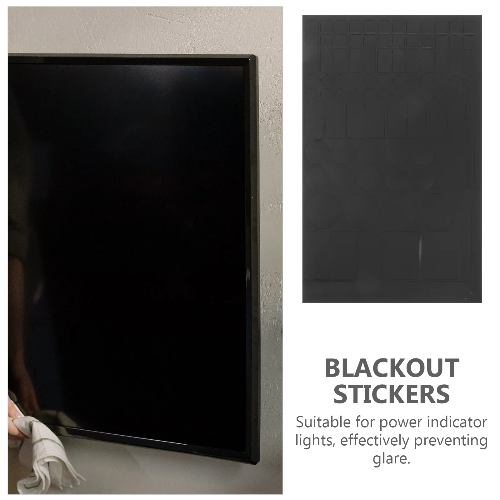 4pcs Blackout Stickers For Led Lights Self Adhesive Light Blocking Stickers For Electronics Routers Air Conditioner Indicators
4pcs Blackout Stickers For Led Lights Self Adhesive Light Blocking Stickers For Electronics Routers Air Conditioner Indicators