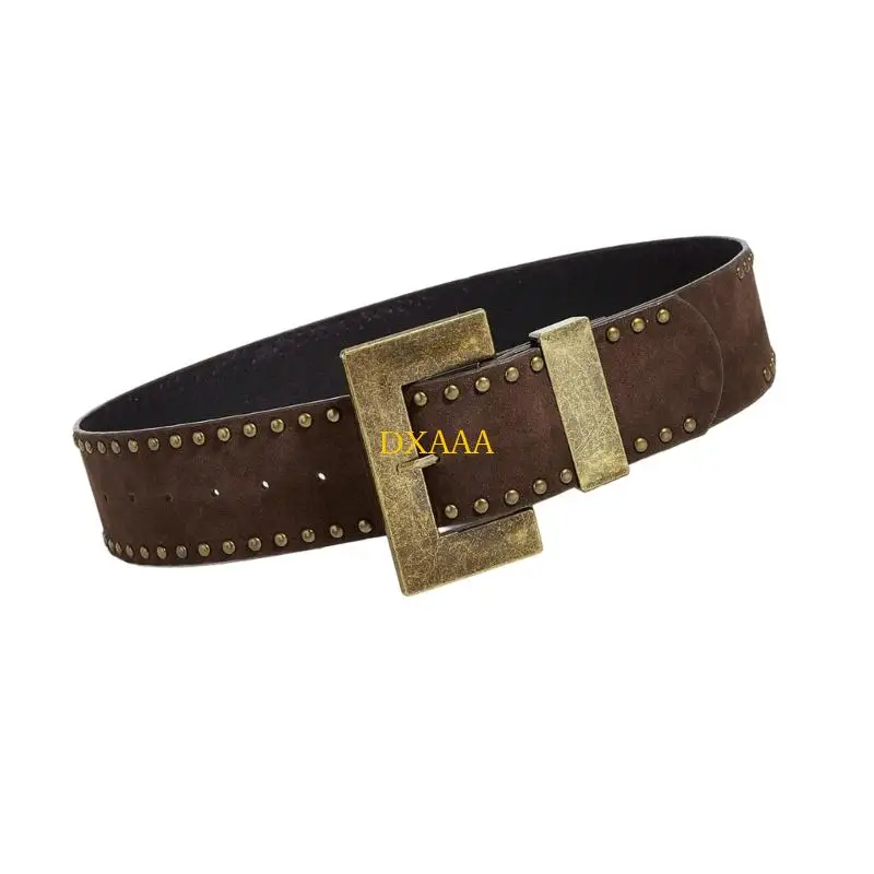 DXAA Trendy Studded Faux Leather Belt Customizable Length Unisex Styles Music Festival Belt For Casual Occasion
DXAA Trendy Studded Faux Leather Belt Customizable Length Unisex Styles Music Festival Belt For Casual Occasion