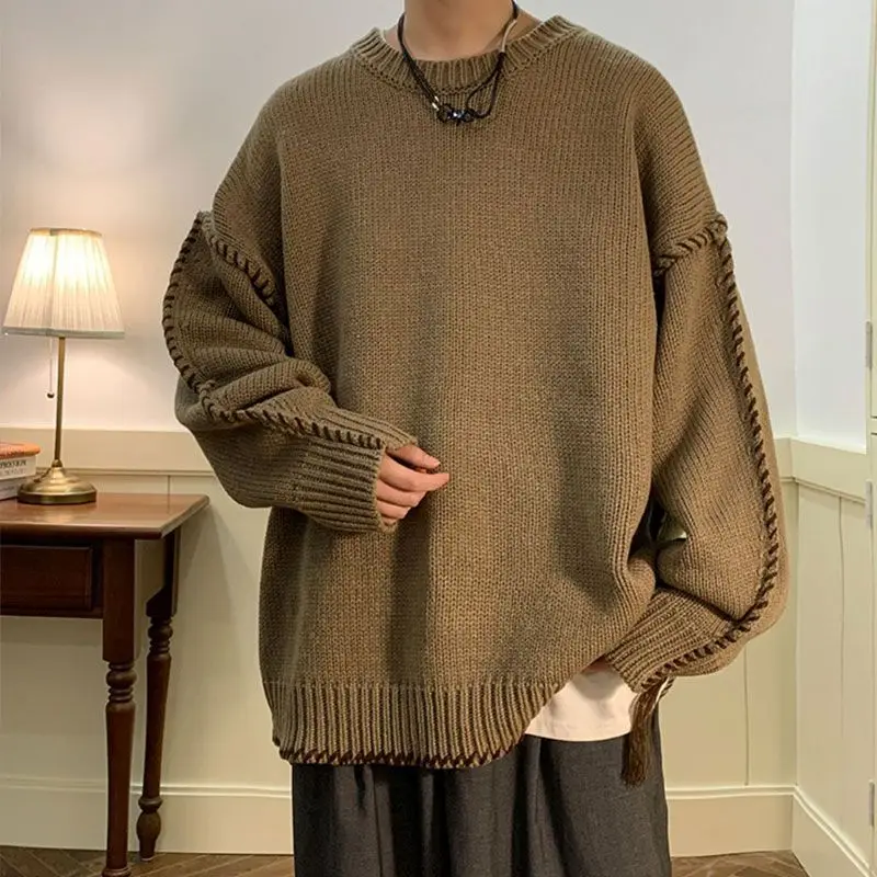 2023 Spring Autumn Winter Knit Pullover Solid Color Casual Men's Loose Cotton Blend Sweater Simple Warm BigSize Sweater Z38
2023 Spring Autumn Winter Knit Pullover Solid Color Casual Men's Loose Cotton Blend Sweater Simple Warm BigSize Sweater Z38
