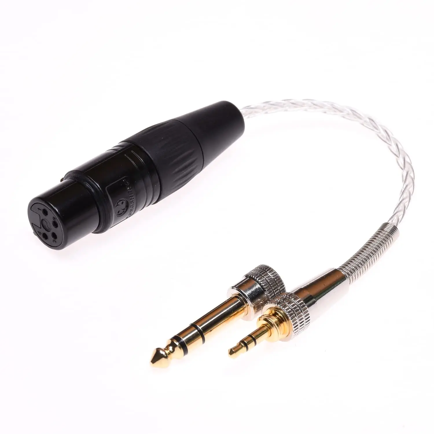 GAGACOCC 10CM 8 Cores Silver Plated 1/4 1/8 3.5MM Male to 4 Pin XLR Female Audio Adapter Cable
GAGACOCC 10CM 8 Cores Silver Plated 1/4 1/8 3.5MM Male to 4 Pin XLR Female Audio Adapter Cable