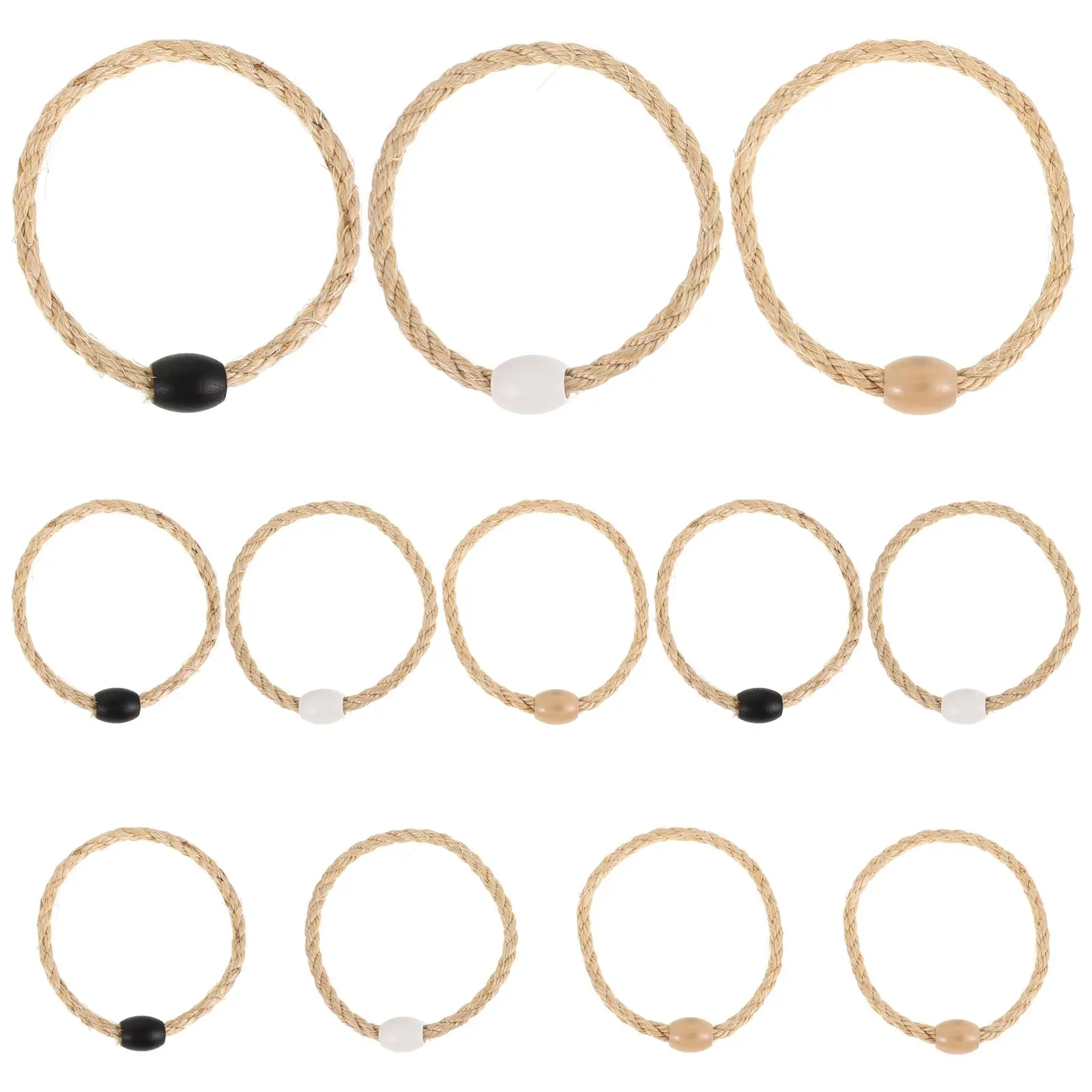 12 Pcs Rope Ring Toss Game Material Outdoor Grass Sand Portable Throwing Toys Family Carnival Replacement
12 Pcs Rope Ring Toss Game Material Outdoor Grass Sand Portable Throwing Toys Family Carnival Replacement