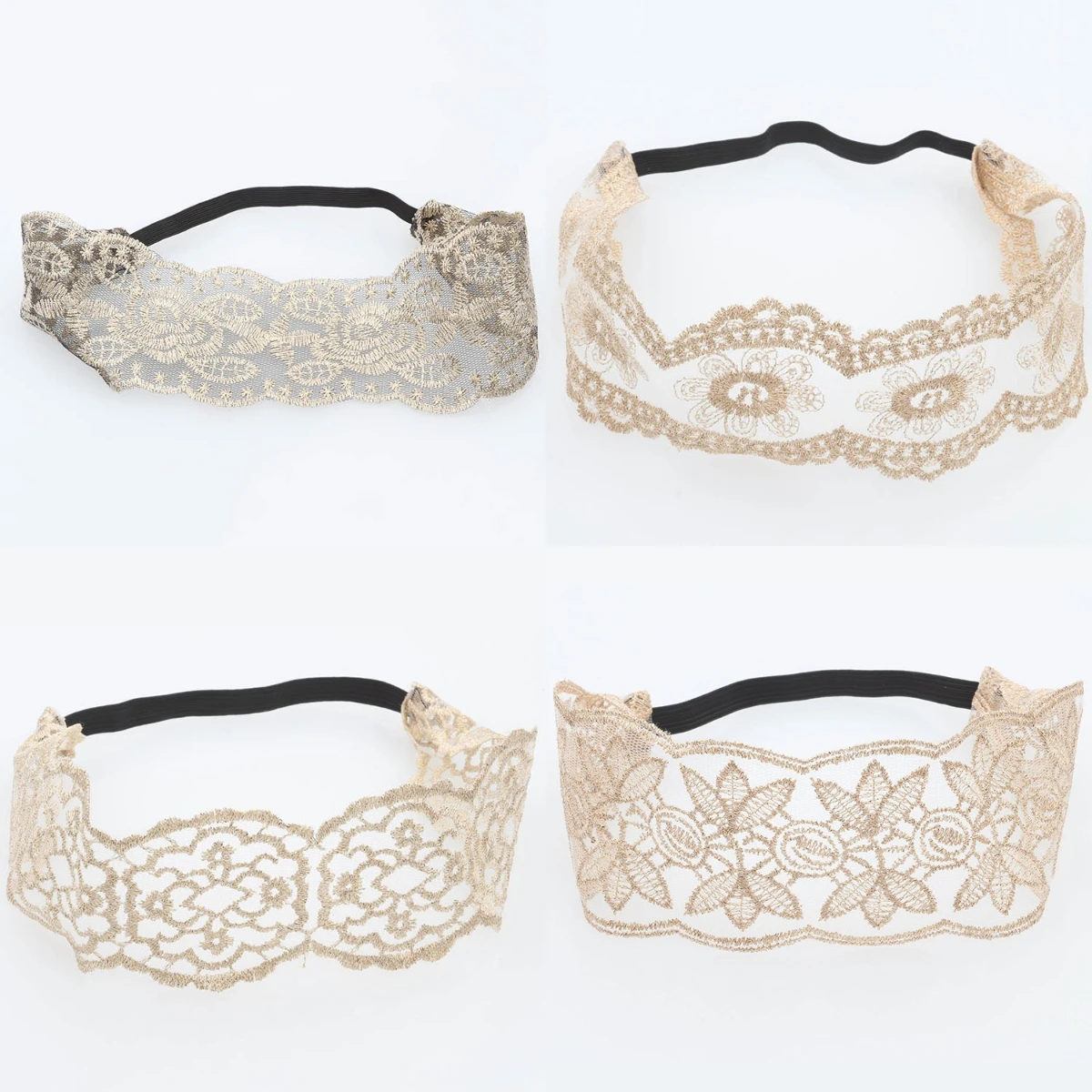 Lace Headband Elegant Wide Headscarf Fabric Hollowed Out Wide Edge Headband Vintage Lace Elastic Hair Accessory for Women
Lace Headband Elegant Wide Headscarf Fabric Hollowed Out Wide Edge Headband Vintage Lace Elastic Hair Accessory for Women