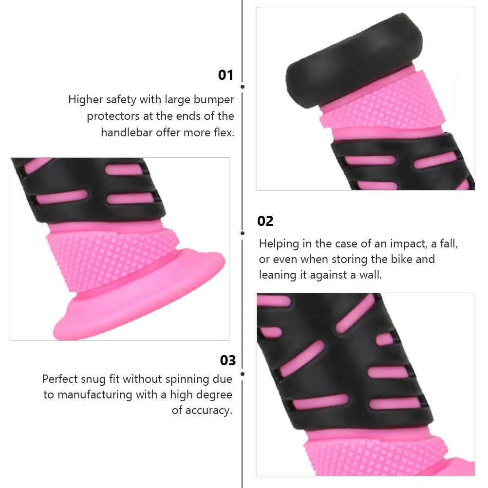 1Pair Bike Handlebar Grips Rubber Comfortable Anti Slip Grip Impact Protection Rubber Handle Bike Handlebar Grips
1Pair Bike Handlebar Grips Rubber Comfortable Anti Slip Grip Impact Protection Rubber Handle Bike Handlebar Grips