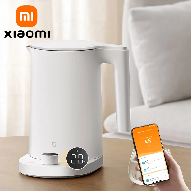 Термостатические электрические чайники XIAOMI MIJIA 2 Pro, 1,7 л, 1800 Вт, нержавеющая сталь 304, чайник для горячей воды, кофе и чая, 220 В, версия CN
Термостатические электрические чайники XIAOMI MIJIA 2 Pro, 1,7 л, 1800 Вт, нержавеющая сталь 304, чайник для горячей воды, кофе и чая, 220 В, версия CN