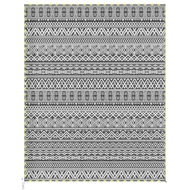 Outdoor Rug Carpet Reversible Patio Rug with Carry Bag for Camping 10' x 8'
Outdoor Rug Carpet Reversible Patio Rug with Carry Bag for Camping 10' x 8'