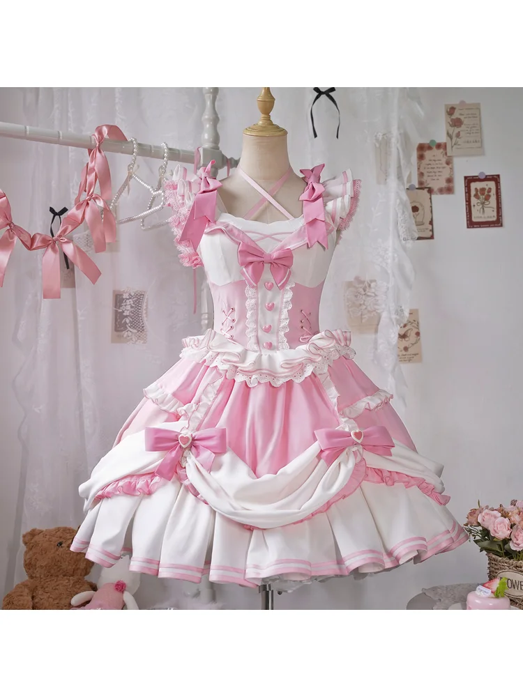 Shepherd Girl Lolita Berry Sweetheart Lolita Dress Japanese Sweet Countryside Pink Fashion Dress
Shepherd Girl Lolita Berry Sweetheart Lolita Dress Japanese Sweet Countryside Pink Fashion Dress