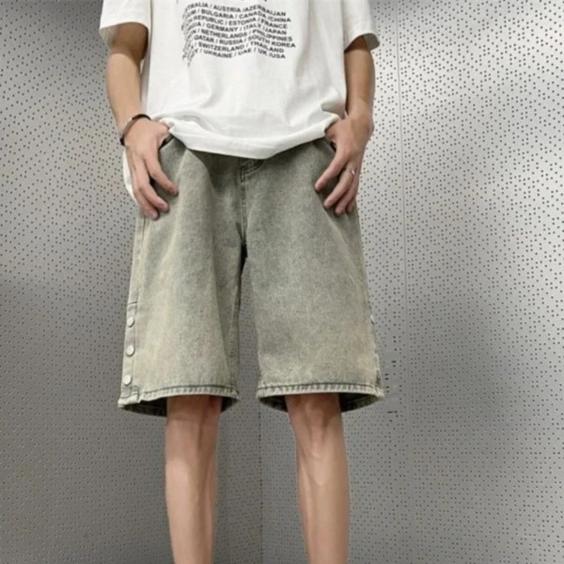Man Denim Shorts Short Jeans Pants for Men Wide Long Bermuda Half Loose with Pockets Baggy Emo Trend 2025 Rude Designer Xl Sale
Man Denim Shorts Short Jeans Pants for Men Wide Long Bermuda Half Loose with Pockets Baggy Emo Trend 2025 Rude Designer Xl Sale