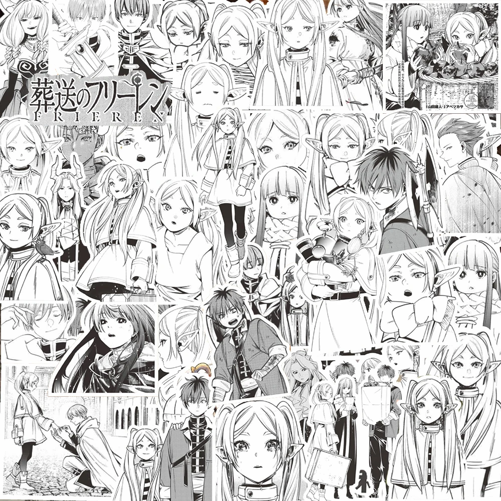 10/30/70pcs Anime Frieren: Beyond Journey's End Stickers DIY Laptop Phone Skateboard Himmel Cartoon Black White Graffiti Decals
10/30/70pcs Anime Frieren: Beyond Journey's End Stickers DIY Laptop Phone Skateboard Himmel Cartoon Black White Graffiti Decals