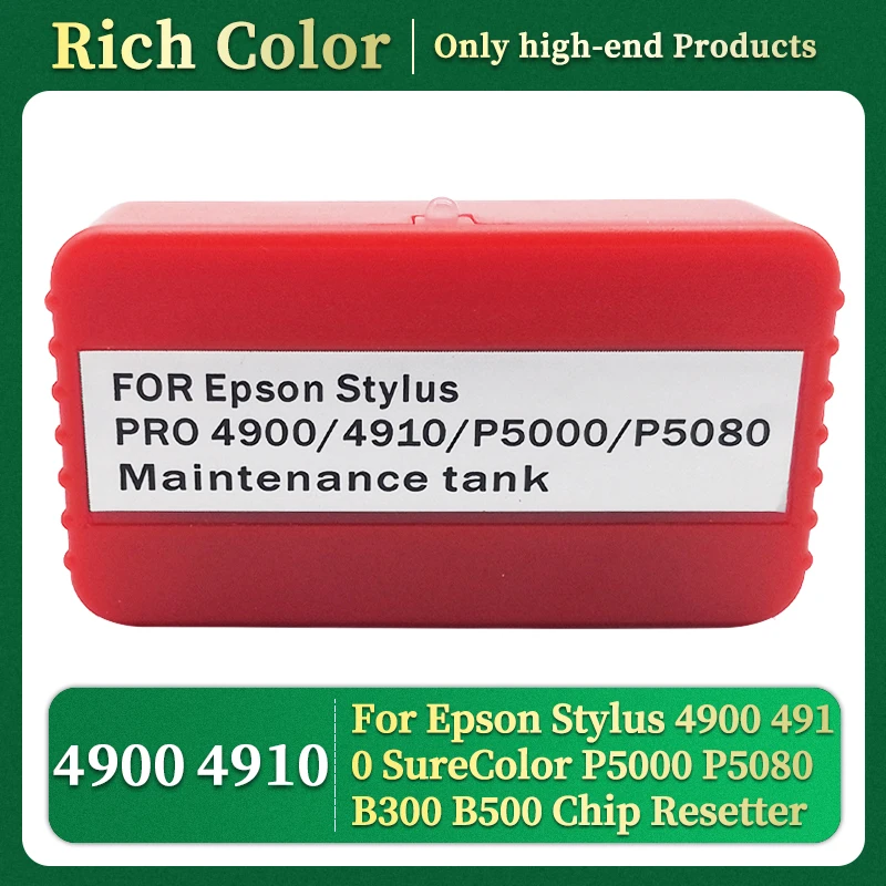4900 4910 Maintenance Tank Chip Resetter For Epson Stylus 4900 4910 SureColor P5000 P5080 B300 B500 Waste Tank Chip Resetter
4900 4910 Maintenance Tank Chip Resetter For Epson Stylus 4900 4910 SureColor P5000 P5080 B300 B500 Waste Tank Chip Resetter