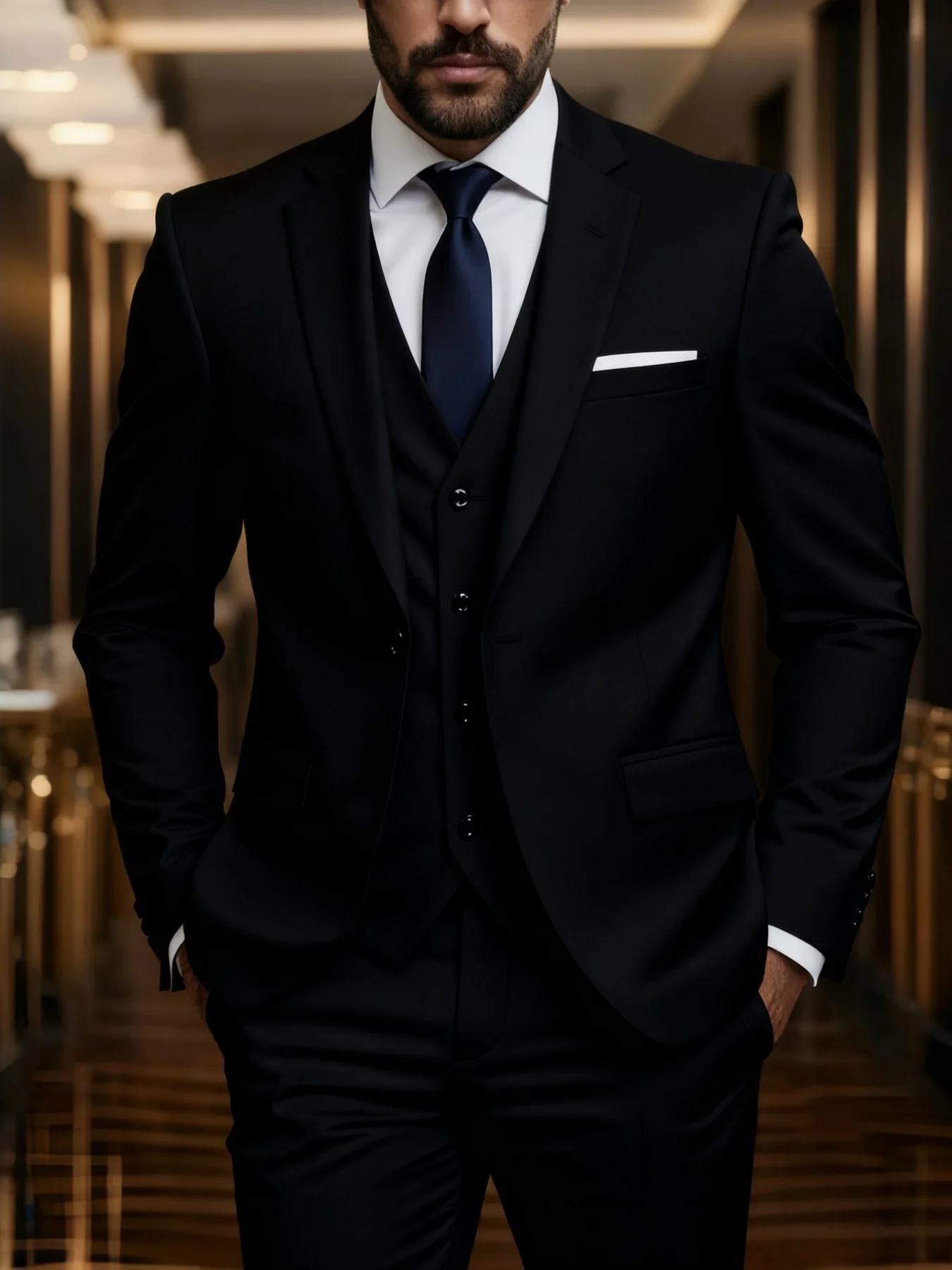 Men's All-Match Solid Suit 3-Piece Single Breasted Business Elegant Party Wedding Office Set
Men's All-Match Solid Suit 3-Piece Single Breasted Business Elegant Party Wedding Office Set
