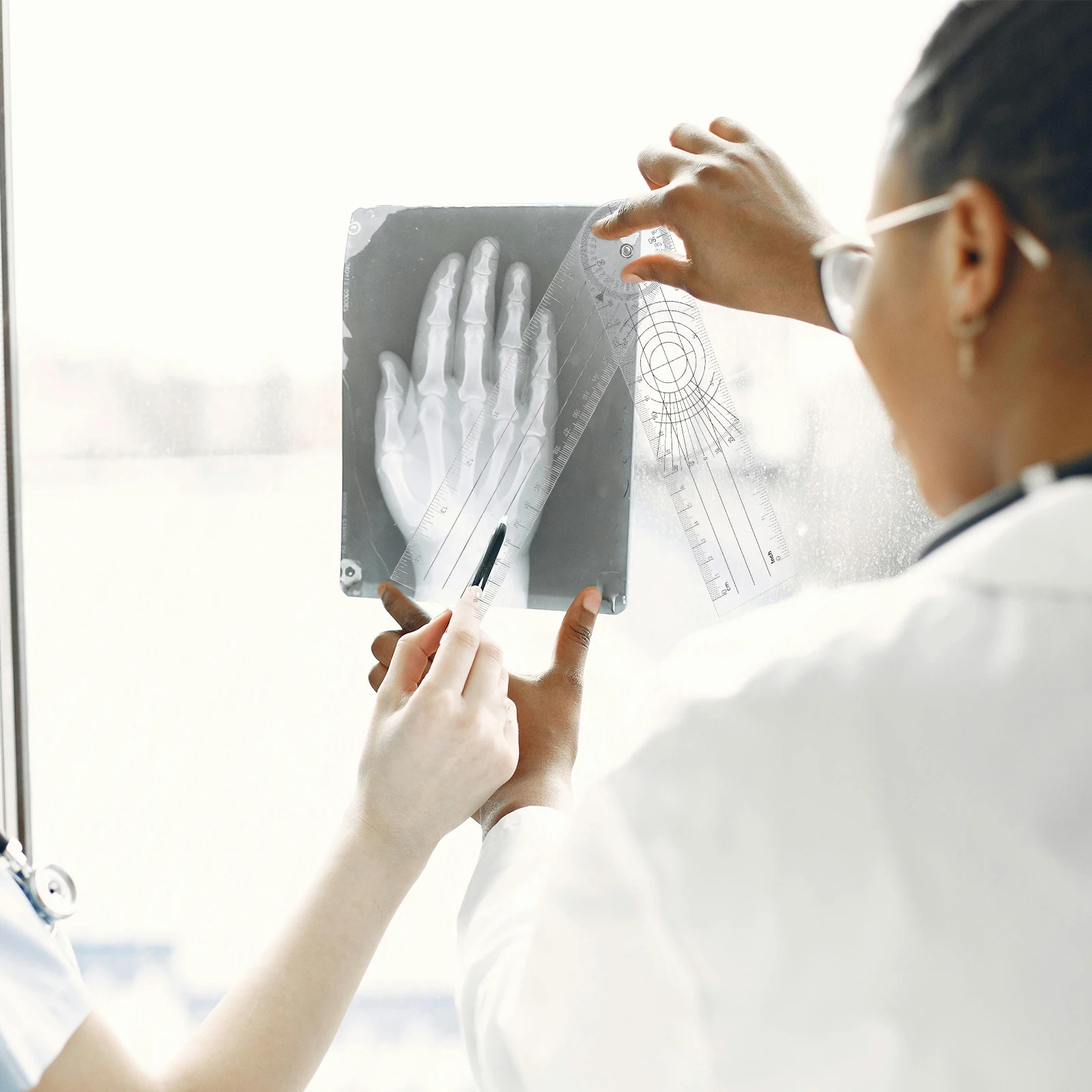 6pcs Medical Ruler Set 360 Degree Protractor 6 8 12 Inch Range Of Motion Measurement Tool For Joint Mobility Goniometer Angle
6pcs Medical Ruler Set 360 Degree Protractor 6 8 12 Inch Range Of Motion Measurement Tool For Joint Mobility Goniometer Angle