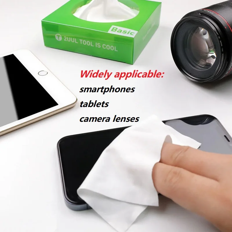 Microfiber Cleaning Wipes 2UUL Disposable Dust-Free Cloth for LCD Screen Camera Mobile Phone Laptop High Efficiency Dust Removal
Microfiber Cleaning Wipes 2UUL Disposable Dust-Free Cloth for LCD Screen Camera Mobile Phone Laptop High Efficiency Dust Removal