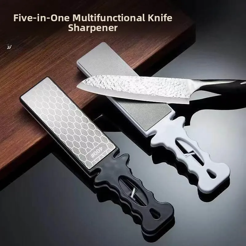 Stainless Steel Diamond Coated Knife Sharpener Rod Double Sided Rapid Grinding Stone Kitchen Cooking Tool Fast Sharpening Device
Stainless Steel Diamond Coated Knife Sharpener Rod Double Sided Rapid Grinding Stone Kitchen Cooking Tool Fast Sharpening Device