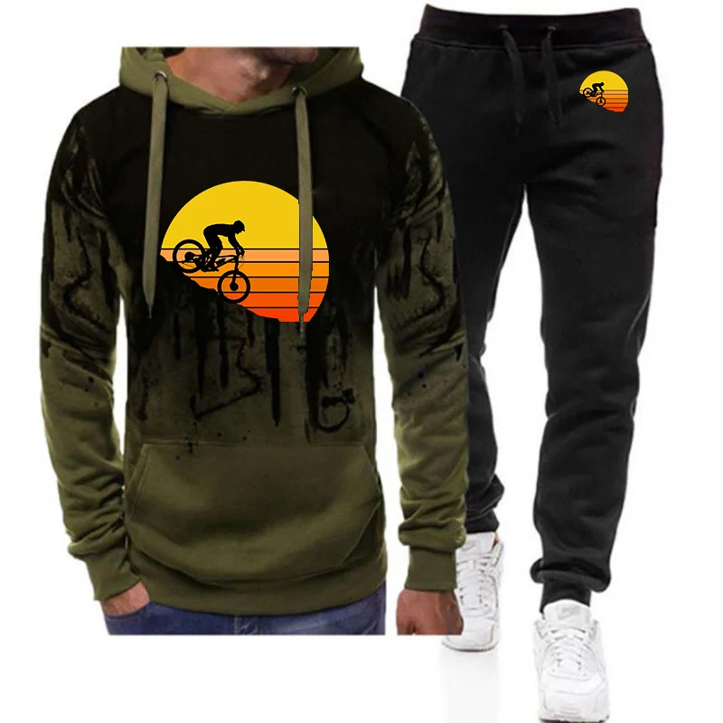 2026 Sports bike enthusiasts Print Spring And Autumn Men's New Gradient Color Set Hoodie+Casual Sweatpant Two-piece Suit
2026 Sports bike enthusiasts Print Spring And Autumn Men's New Gradient Color Set Hoodie+Casual Sweatpant Two-piece Suit