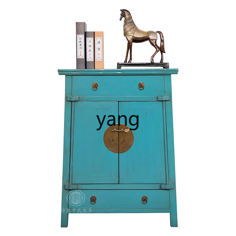 LMM small apartment Chinese dining side cabinet old antique entrance foyer decorative cabinet
LMM small apartment Chinese dining side cabinet old antique entrance foyer decorative cabinet