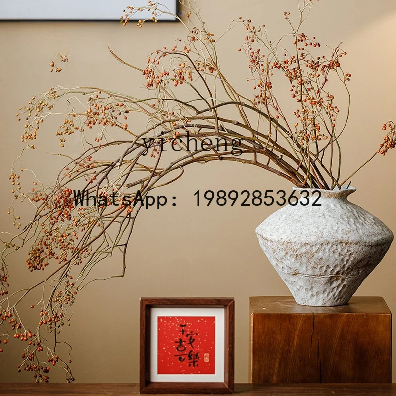 X7 Vintage Ceramic Vase Coarse Pottery Jar Dry Flower Arranger New Zen Style Homestay Art Ornament
X7 Vintage Ceramic Vase Coarse Pottery Jar Dry Flower Arranger New Zen Style Homestay Art Ornament