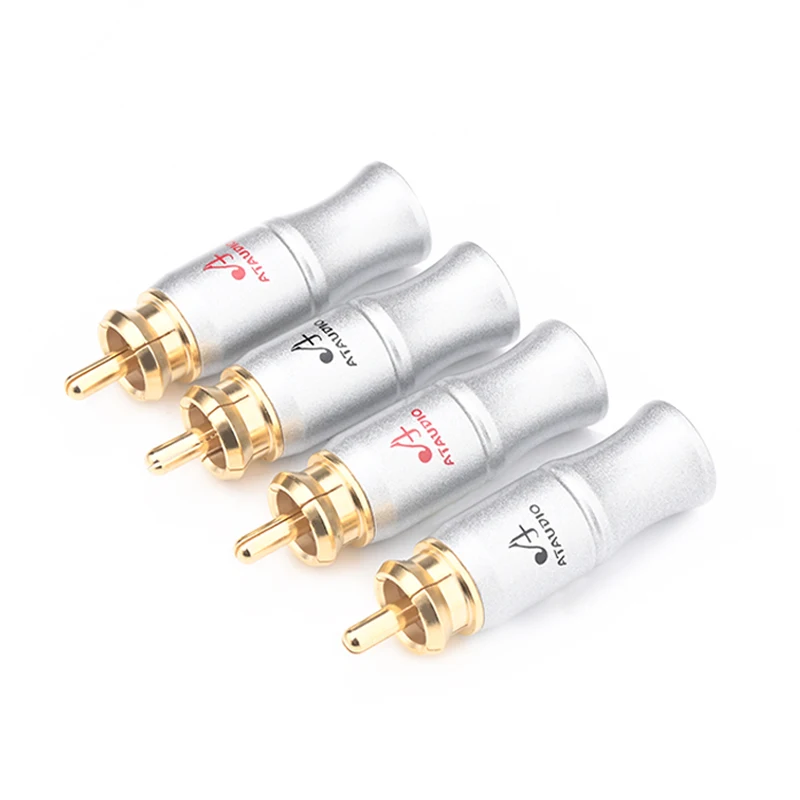 Высококачественный комплект из 4 позолоченных RCA-разъемов (штекер/гнездо) для DIY RCA-кабелей
Высококачественный комплект из 4 позолоченных RCA-разъемов (штекер/гнездо) для DIY RCA-кабелей