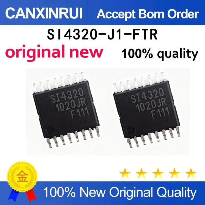(5-100 pieces)New original SI4320-J1-FTR package TSSOP16 silk screen SI4320 wireless RF chip
(5-100 pieces)New original SI4320-J1-FTR package TSSOP16 silk screen SI4320 wireless RF chip