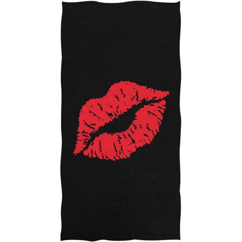 Beach Towel Red Lip Print Towel Patterned Sunscreen And Windproof Suitable For Swimming Pool Camping Travel Blanket
Beach Towel Red Lip Print Towel Patterned Sunscreen And Windproof Suitable For Swimming Pool Camping Travel Blanket