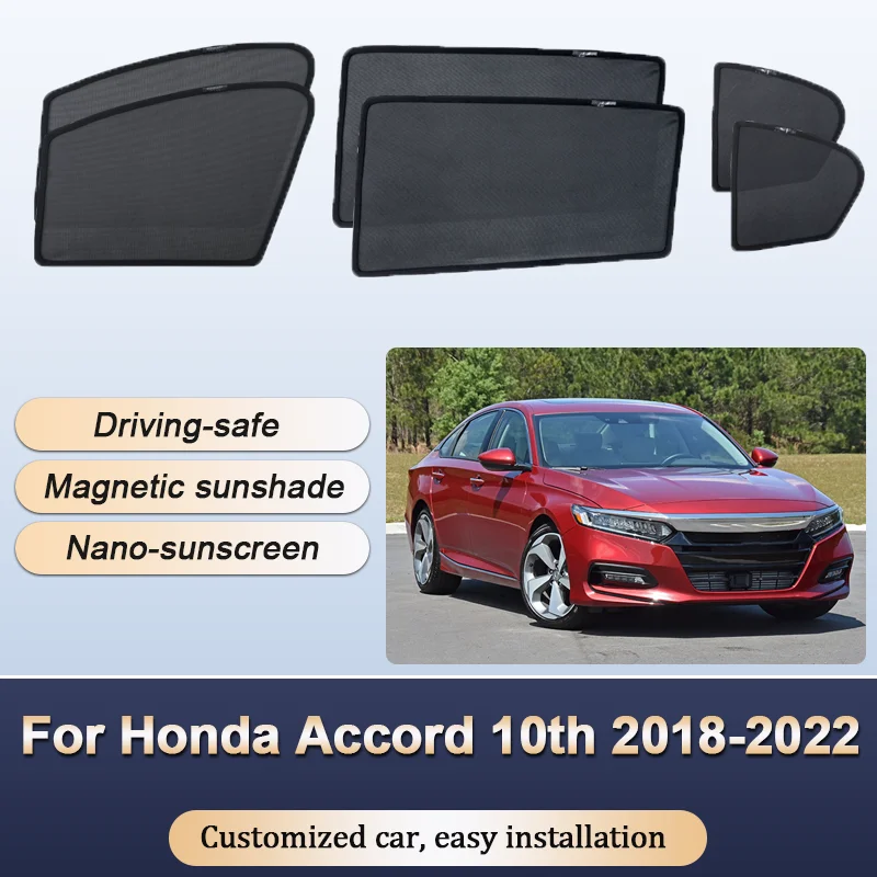 Sun Shades For Honda Accord 10th 2018-2022 Sunshades Windshield Heat Insulation Curtains Privacy Windows Visors Car Accessories
Sun Shades For Honda Accord 10th 2018-2022 Sunshades Windshield Heat Insulation Curtains Privacy Windows Visors Car Accessories