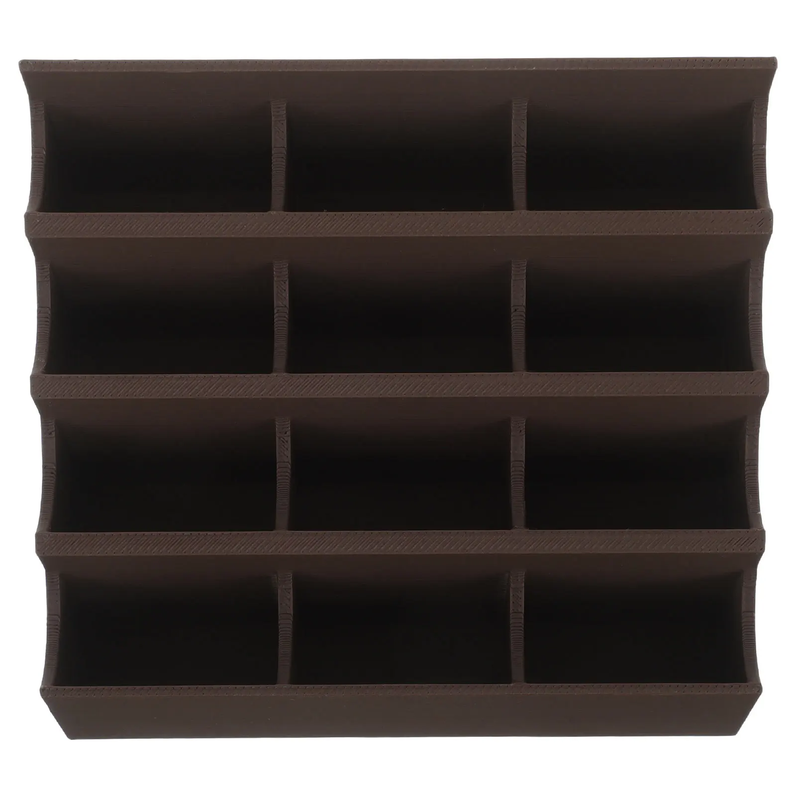 12-Slot Razor Blade Storage Box Brown Compact Multi-Compartment Organizer for Clipper Shaving Blades Grooming Tools Home
12-Slot Razor Blade Storage Box Brown Compact Multi-Compartment Organizer for Clipper Shaving Blades Grooming Tools Home