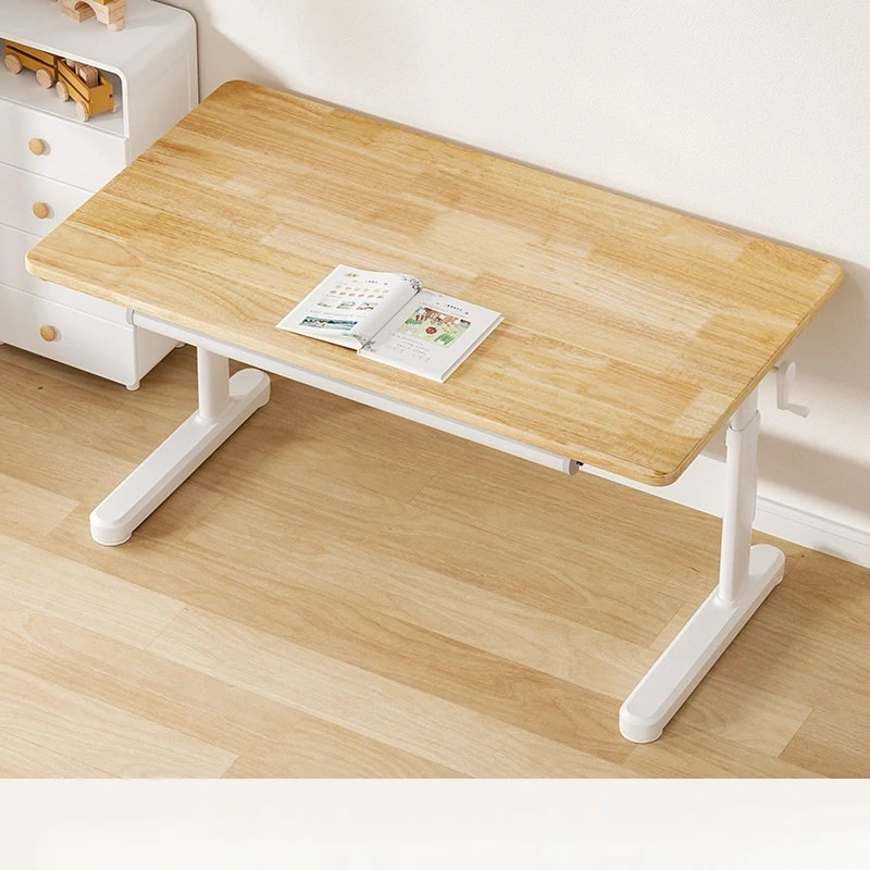 Pure solid wood study table, eye protection, children's desk, student home writing table, liftable and chair set
Pure solid wood study table, eye protection, children's desk, student home writing table, liftable and chair set