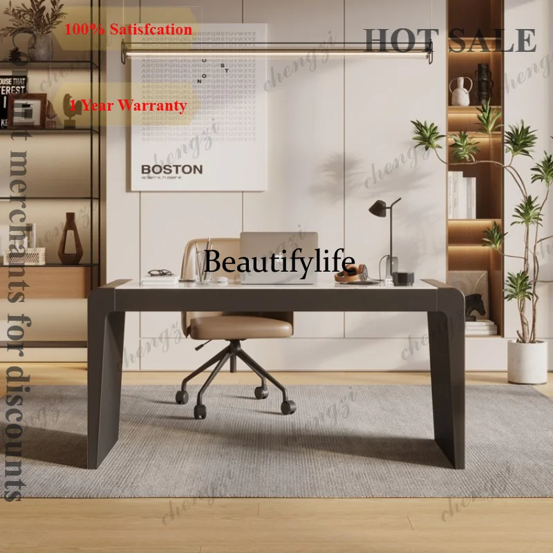 B573 Italian Rock Plate Office Desks Designer Saddle Leather Computer Office Desks Light Luxury Modern Furniture Bureau
B573 Italian Rock Plate Office Desks Designer Saddle Leather Computer Office Desks Light Luxury Modern Furniture Bureau