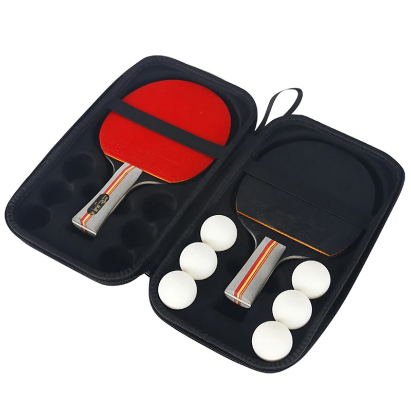Waterproof Hard Shell Table Tennis Paddle Case for 2 Rackets 6 Balls EVA with Zipper and Strap Anti-Scratch Portable Storage Bag
Waterproof Hard Shell Table Tennis Paddle Case for 2 Rackets 6 Balls EVA with Zipper and Strap Anti-Scratch Portable Storage Bag