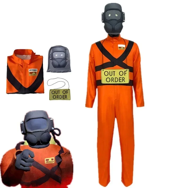 Horror Game Lethal Company Cosplay Costume LethalCompany Red Jumpsuits Mask Clothes Funny Role Play Party Outfit For Adults Kids
Horror Game Lethal Company Cosplay Costume LethalCompany Red Jumpsuits Mask Clothes Funny Role Play Party Outfit For Adults Kids