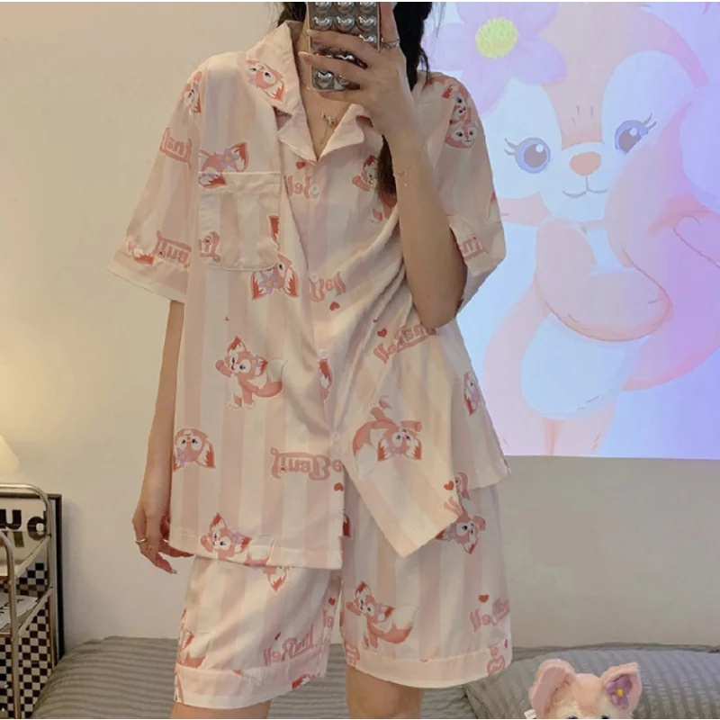 Sweet girl Feng Lingna Belle pajamas cartoon cute Disney loungewear casual and comfortable can be worn outside pajamas
Sweet girl Feng Lingna Belle pajamas cartoon cute Disney loungewear casual and comfortable can be worn outside pajamas