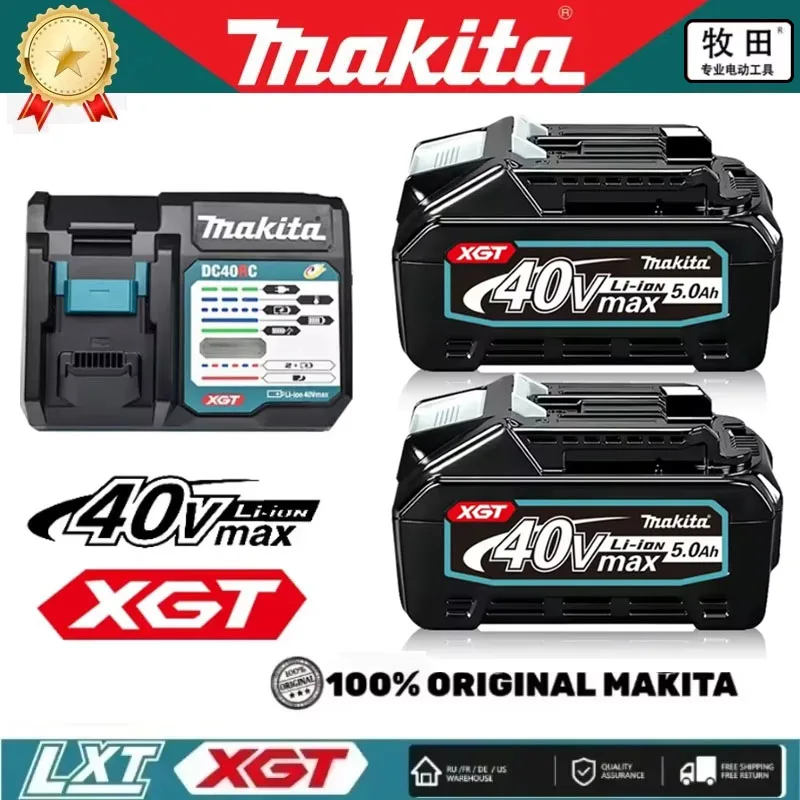 100% NEW Original Makita 40V MAX XGT Lithium Ion Battery 21700 cell 5000mAh Original Battery BL4020 BL4025 BL4040 BL4050 BL4080
100% NEW Original Makita 40V MAX XGT Lithium Ion Battery 21700 cell 5000mAh Original Battery BL4020 BL4025 BL4040 BL4050 BL4080