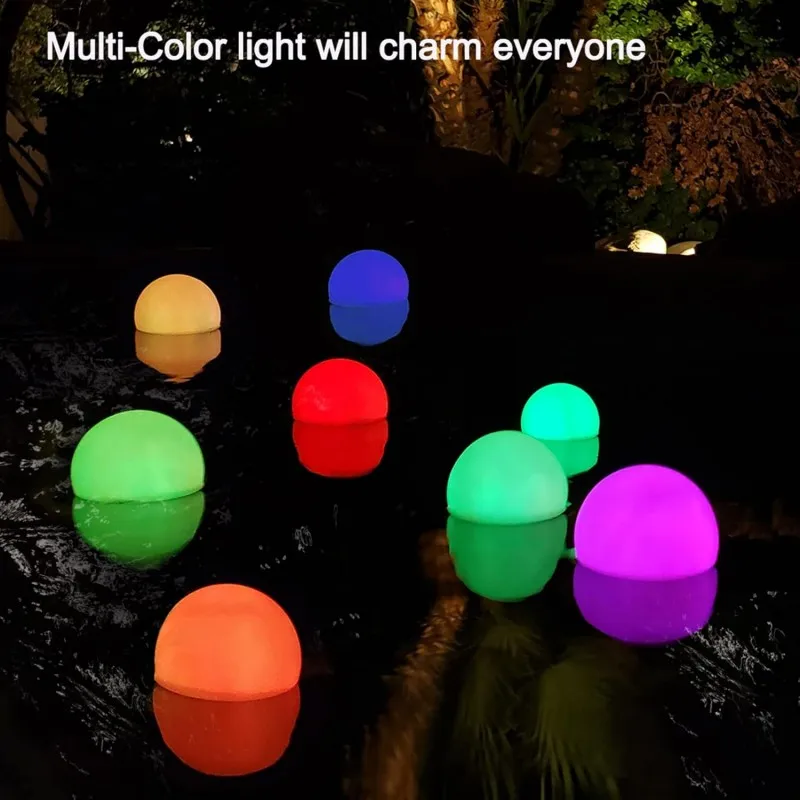 2/4/6pcs RGB Floating Pool Light 3inch 7.8cm RGB Color-changing LED Pool Ball Lights IP67 Bath toy for Outdoor Garden Swimming
2/4/6pcs RGB Floating Pool Light 3inch 7.8cm RGB Color-changing LED Pool Ball Lights IP67 Bath toy for Outdoor Garden Swimming