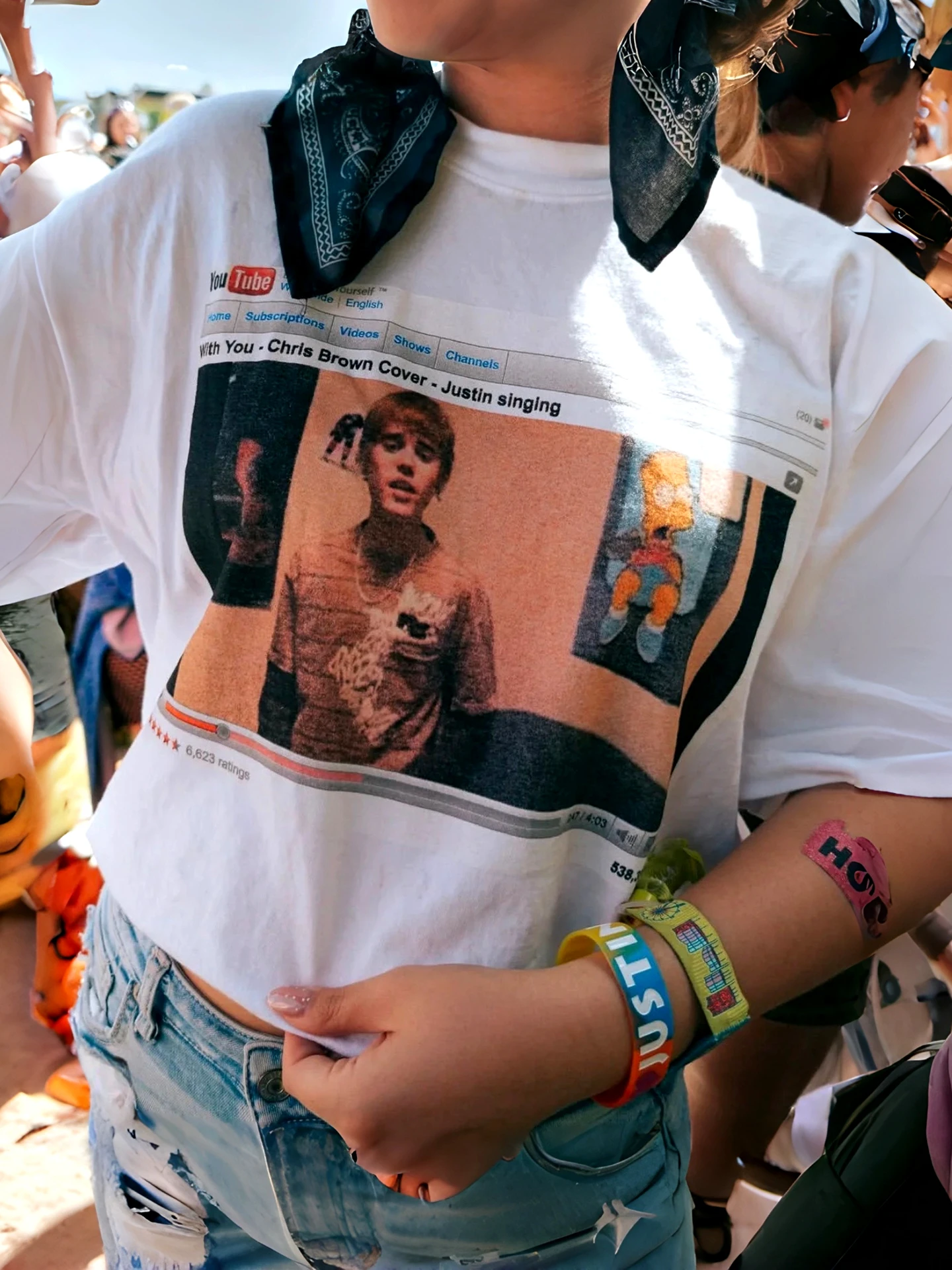 Justin Bieber Skyrlk Coachella Music Festival Loose Short Sleeve T-Shirt Unisex Summer Cotton Printed Shirt for Men
Justin Bieber Skyrlk Coachella Music Festival Loose Short Sleeve T-Shirt Unisex Summer Cotton Printed Shirt for Men