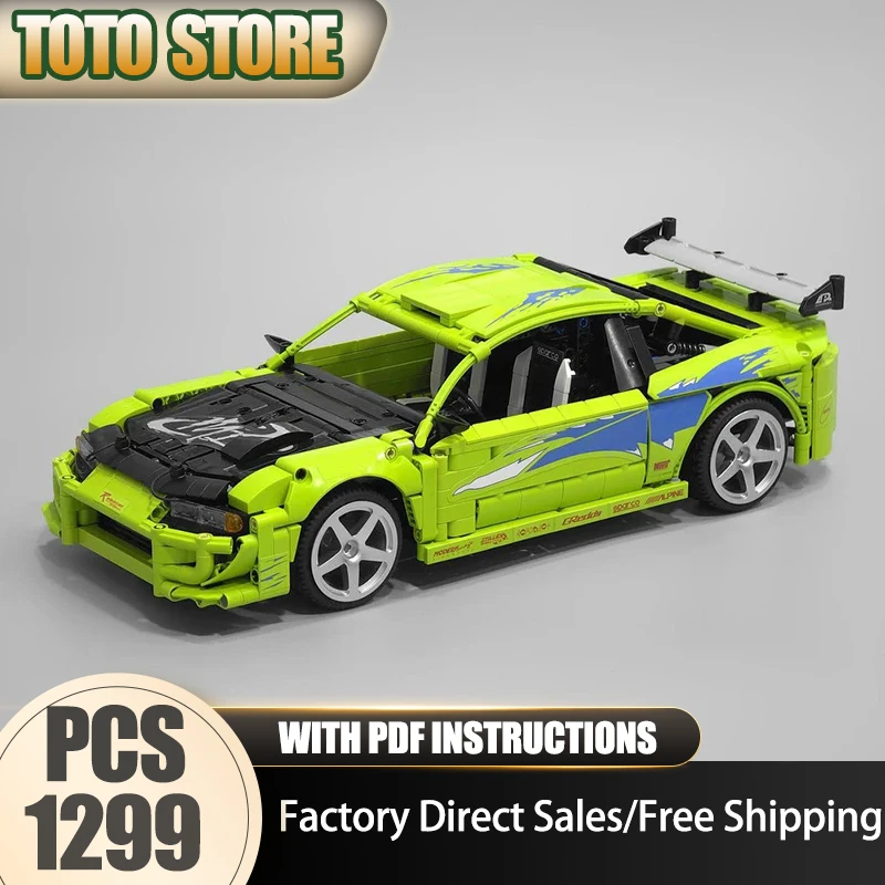 Конструктор Moc Building Bricks Eclipse 1:12, модель знаменитого скоростного автомобиля из фильма, технологичный модульный конструктор Speed Champion, сборка своими руками
Конструктор Moc Building Bricks Eclipse 1:12, модель знаменитого скоростного автомобиля из фильма, технологичный модульный конструктор Speed Champion, сборка своими руками