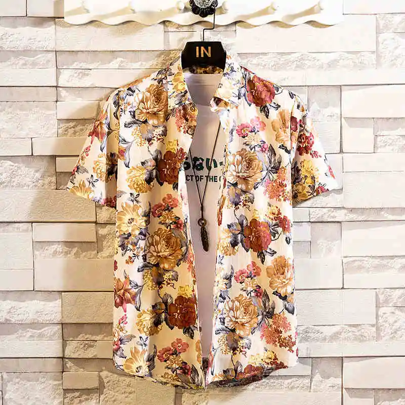 Vintage 3D Flowers Print Hawaiian Shirts for Men Shirt Street Casual Male Clothing Large Size Fashion Lapel Short Sleeve Blouse
Vintage 3D Flowers Print Hawaiian Shirts for Men Shirt Street Casual Male Clothing Large Size Fashion Lapel Short Sleeve Blouse
