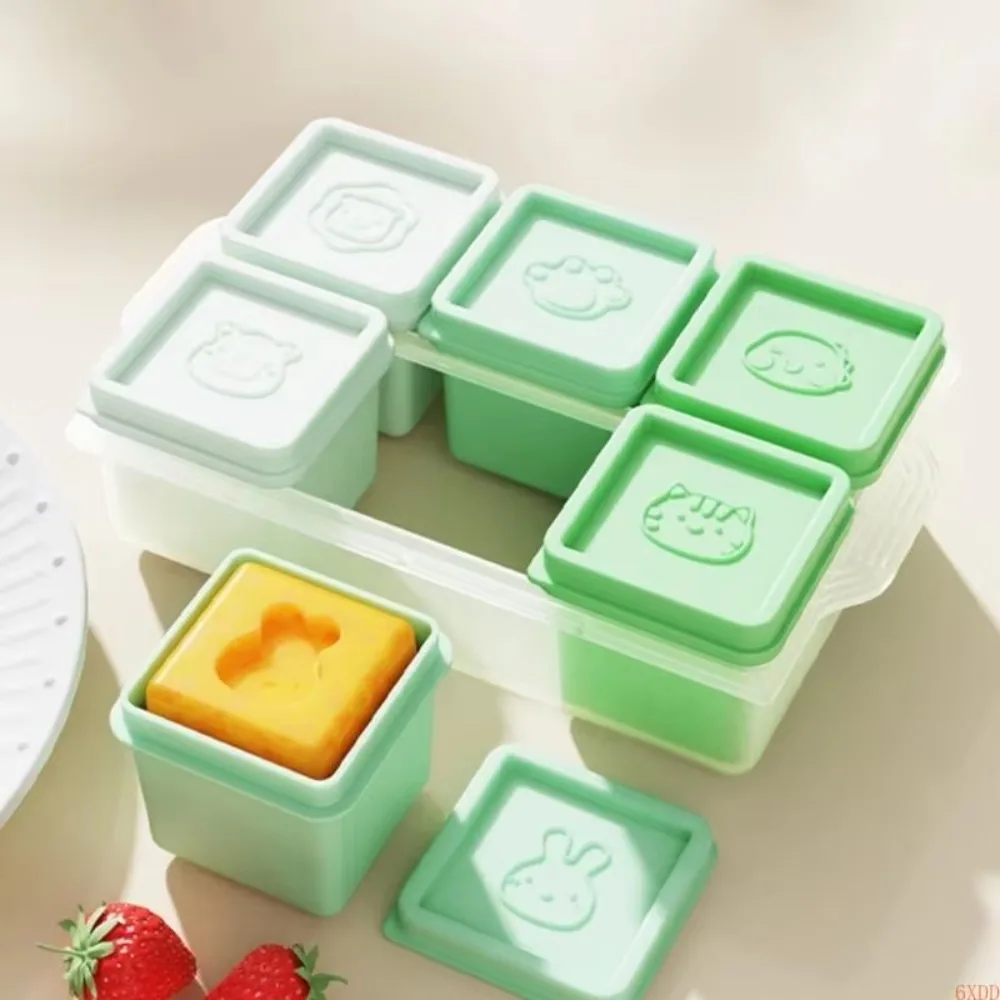 Durable 6 Grid Baby Food Freezer Tray Square Silicone Ice Cube Tray Heat Resistance with Lid Puree Container Household
Durable 6 Grid Baby Food Freezer Tray Square Silicone Ice Cube Tray Heat Resistance with Lid Puree Container Household