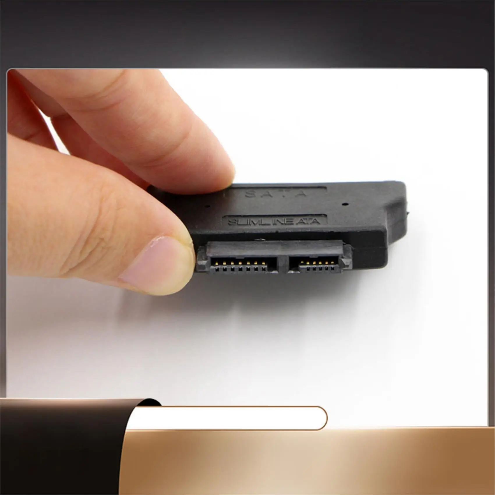 Адаптер SATA Serial ATA 7+15 22-контактный штекер-тонкий 7+6 13-контактный гнездовой адаптер для настольного ноутбука HDD CD-ROM Жесткий диск-N35R
Адаптер SATA Serial ATA 7+15 22-контактный штекер-тонкий 7+6 13-контактный гнездовой адаптер для настольного ноутбука HDD CD-ROM Жесткий диск-N35R