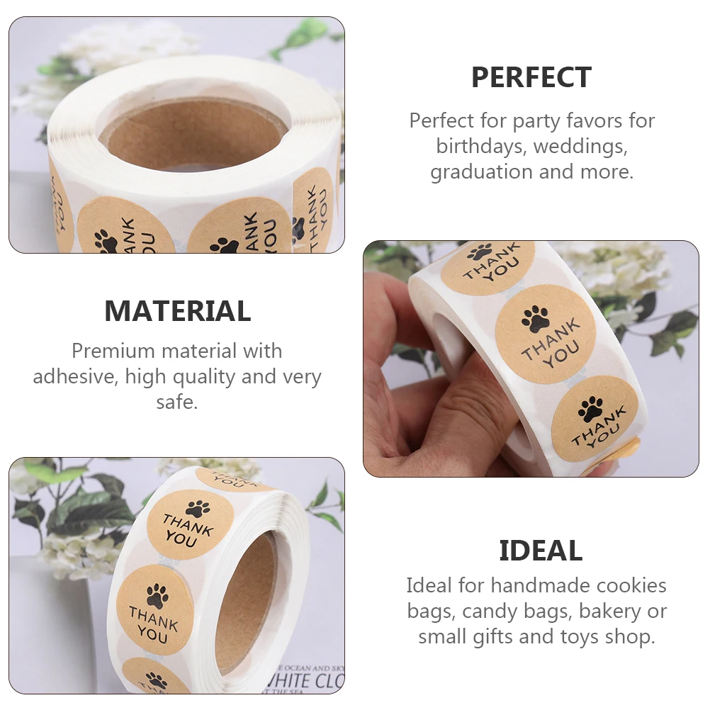 Kraft Paper Roll Stickers Packaging Gifts Box Decorations Sticker Rolls Thank You Rolls
Kraft Paper Roll Stickers Packaging Gifts Box Decorations Sticker Rolls Thank You Rolls