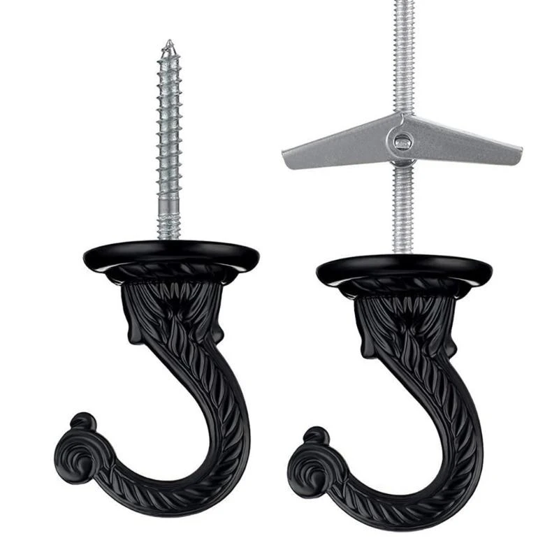Ceiling and Wall Hooks Heavy Duty Designs Hangers Suitable for Plant and Chandeliers Rusts Resistant Finish Hooks
Ceiling and Wall Hooks Heavy Duty Designs Hangers Suitable for Plant and Chandeliers Rusts Resistant Finish Hooks