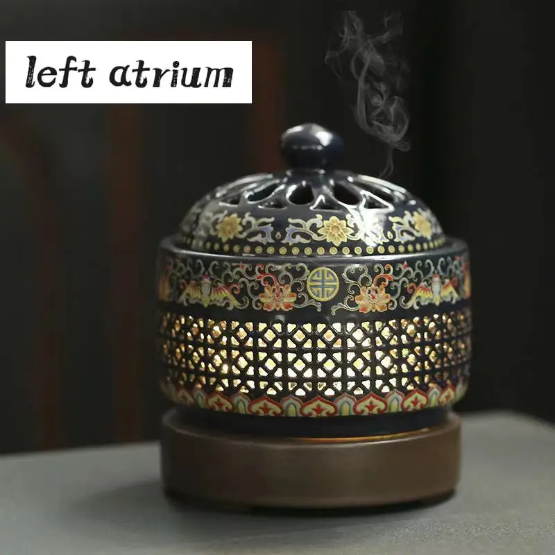 Ceramic Enamel Electronic Incense Burner Timed Temperature Control Spices Heating Tool Ceramic Crafts Decorative
Ceramic Enamel Electronic Incense Burner Timed Temperature Control Spices Heating Tool Ceramic Crafts Decorative